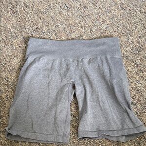 NVGTN Gray High-Rise Bike Shorts